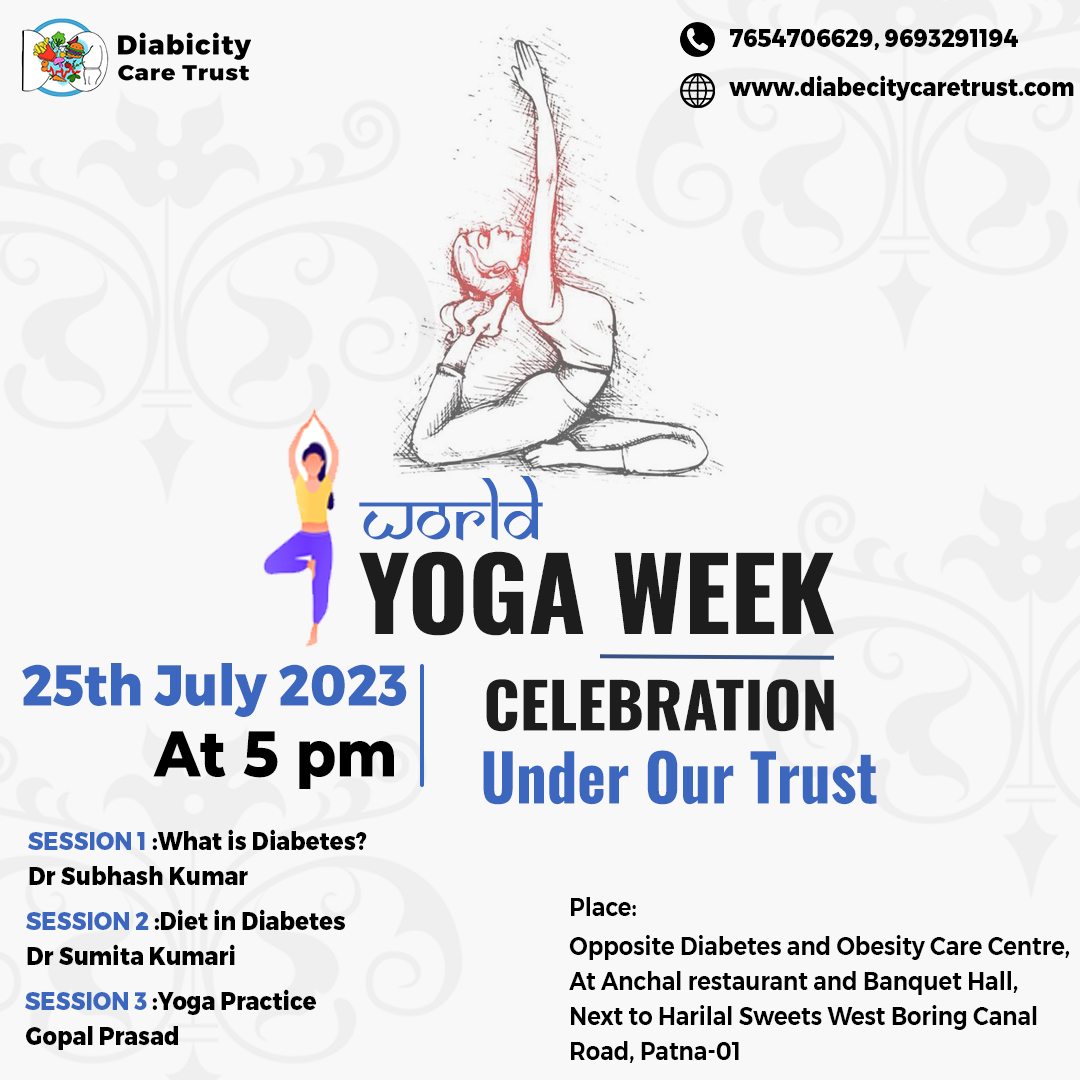 Yoga Week — Social Media design by Abhijit